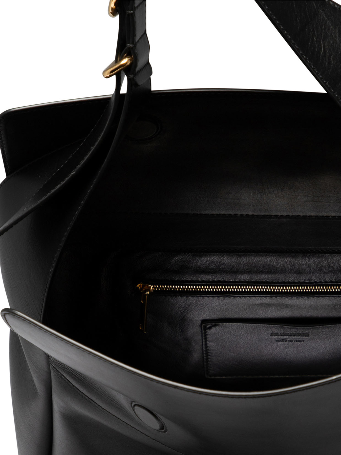 JIL SANDER Black   Messenger bag